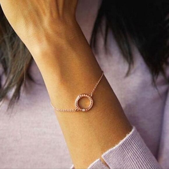 Adore Swarovski Stack & Sparkle Bracelet Rose-Gold Plated - Picture 7 of 8